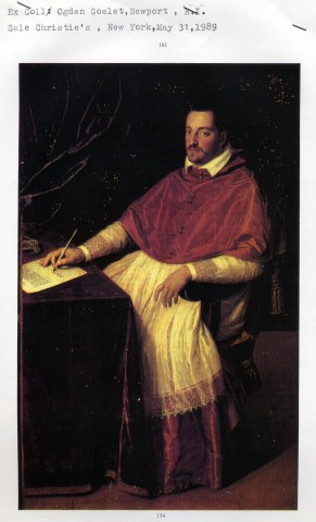 Anonimo — Pulzone Scipione - sec. XVI - Ritratto del cardinale Ferdinando de' Medici — insieme